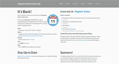 Desktop Screenshot of chippewavalleycodecamp.com